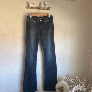 Dark wash JOE'S Bootleg Jeans size 26 Fit Honey Low Rise